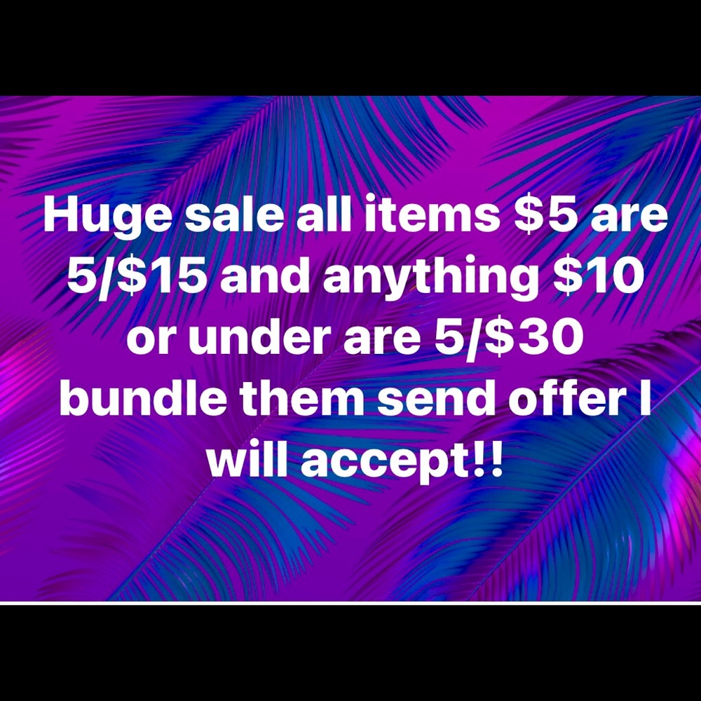 Everything is on sale make a bundle or offer!!!